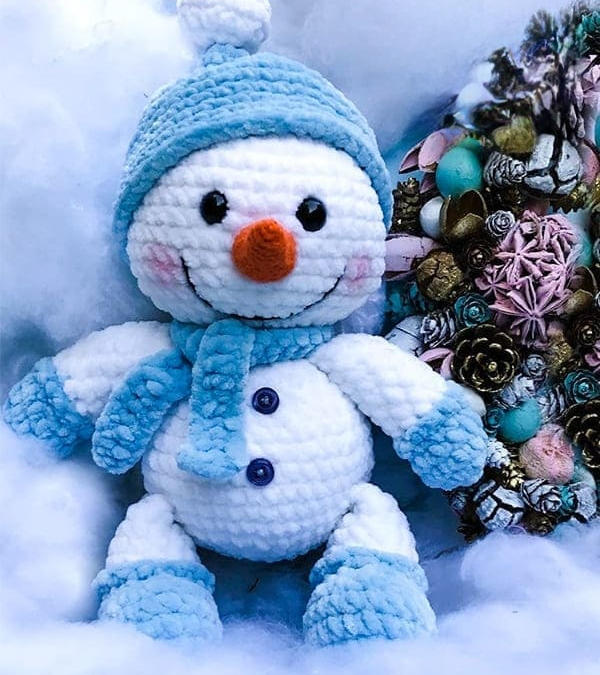 Boneco de Neve Receita Passo a Passo Gratis