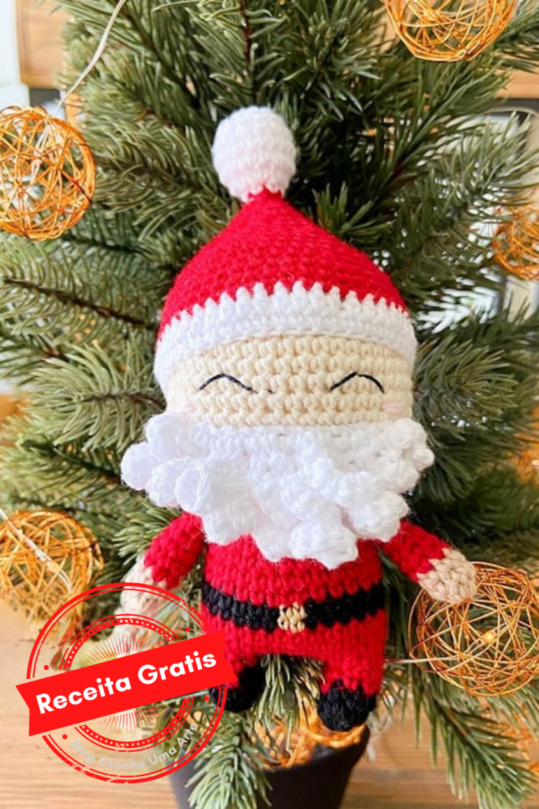 Papai Noel Amigurumi Receita Passo a Passo Gratis