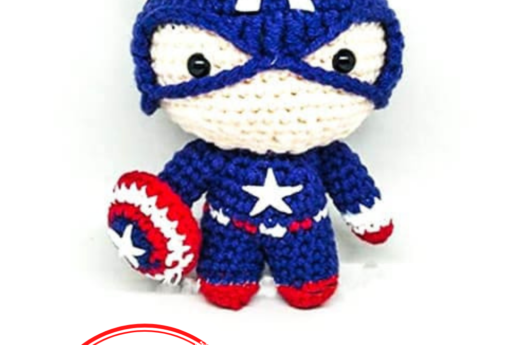 Boneco Capitao America Amigurumi Receita Passo a Passo Gratis