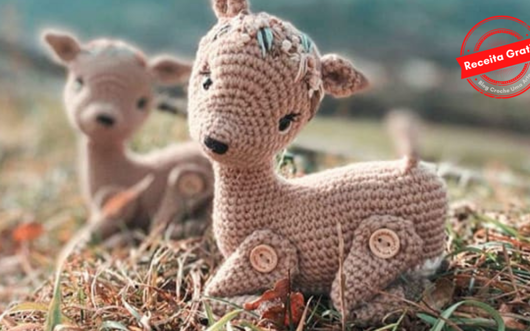 Gazela Amigurumi Articulada Receita Passo a Passo Gratis