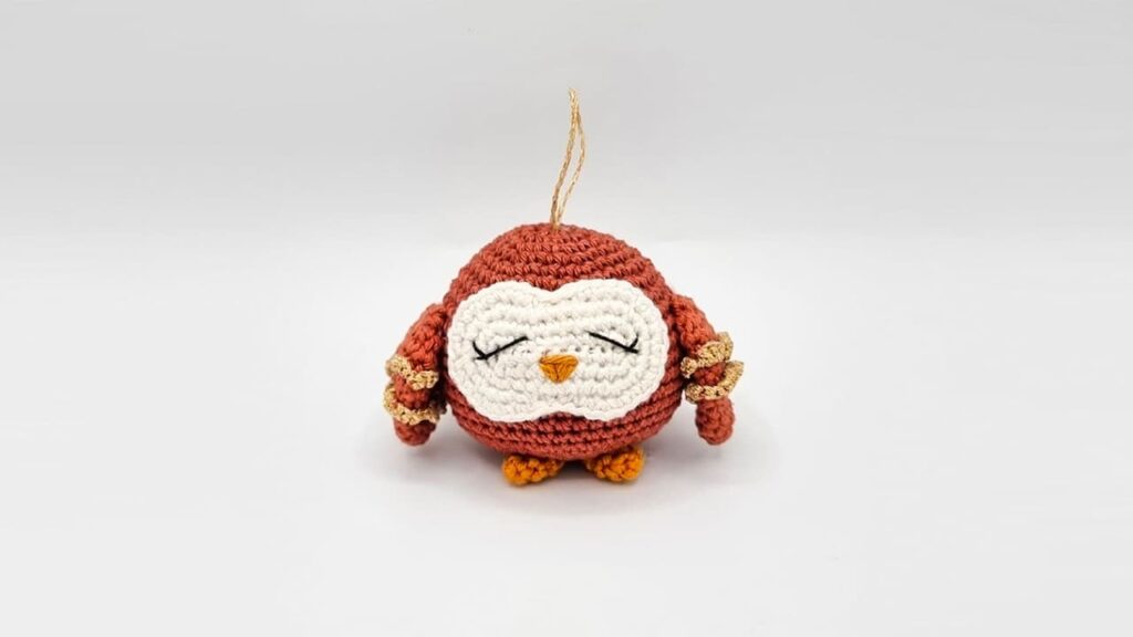 Coruja Enfeite Natalino Receita Amigurumi Passo A Passo Croche Uma Arte