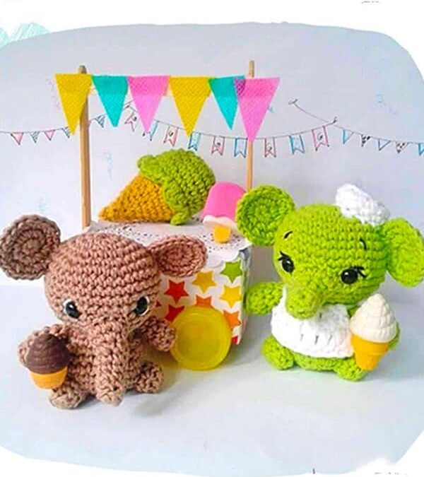 Elefante Saimon Amigurumi Receita Passo a Passo Gratis