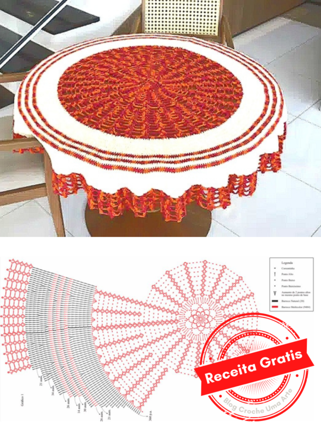 Toalha de Mesa Redonda