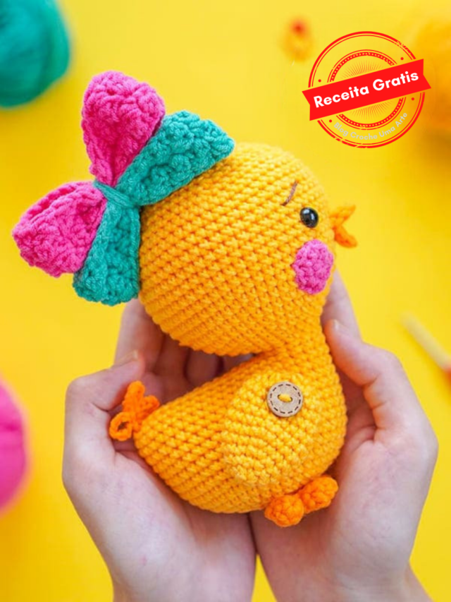 Pato Amigurumi Receita Passo a Passo
