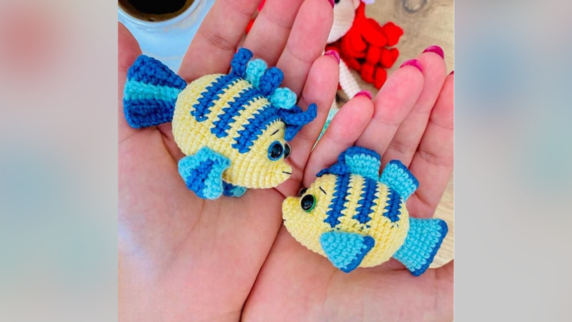 Peixe Linguado Amigurumi Receita Passo a Passo Gratis Croche Uma Arte