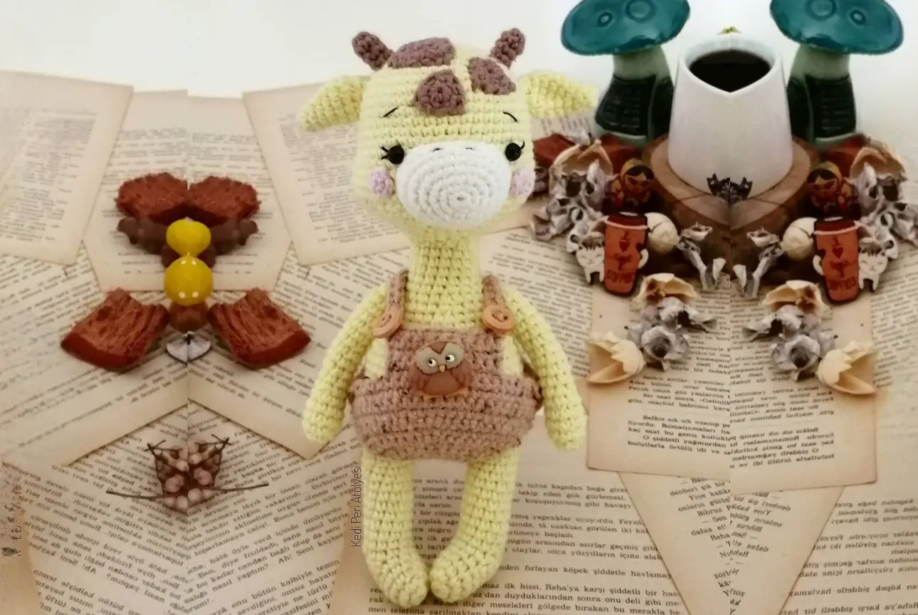 Girafa Rufus Amigurumi