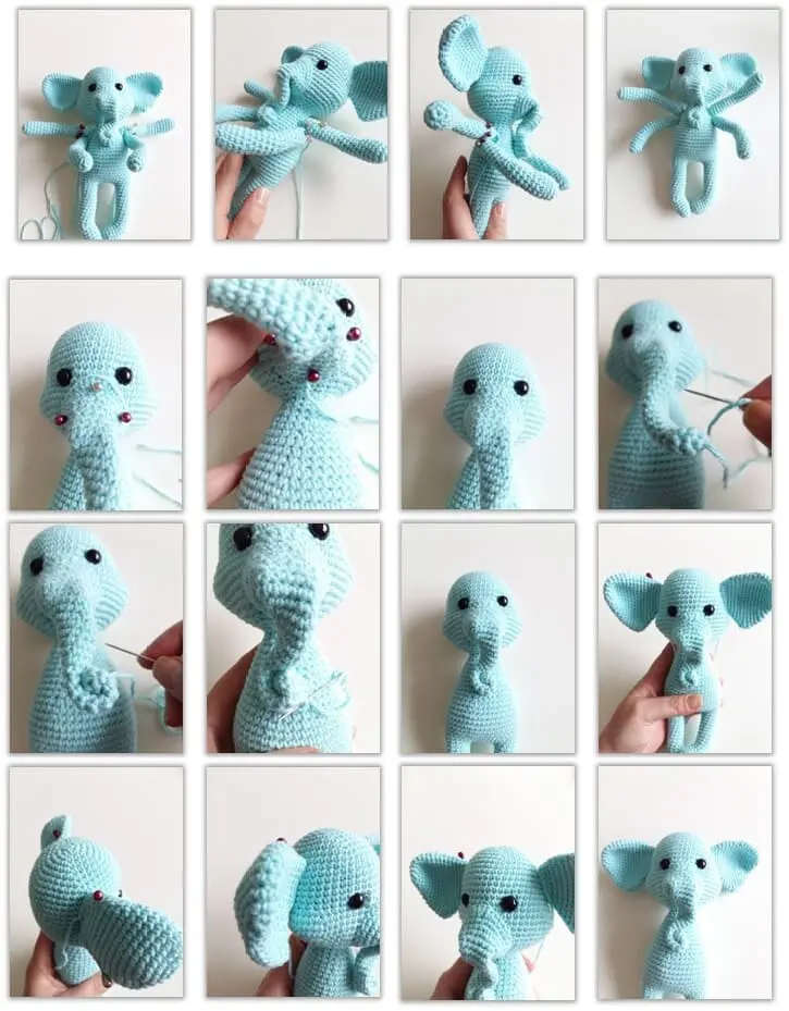 Elefante Ganesha Amigurumi 