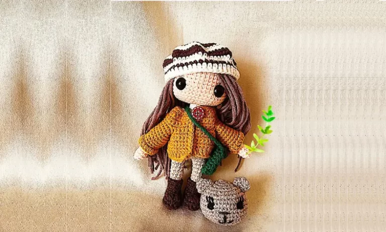 Boneca Outono Amigurumi