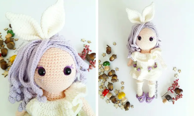 Boneca Rubby Bunny Amigurumi