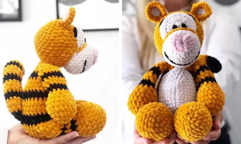 Tigre Amigurumi Receita Passo a Passo