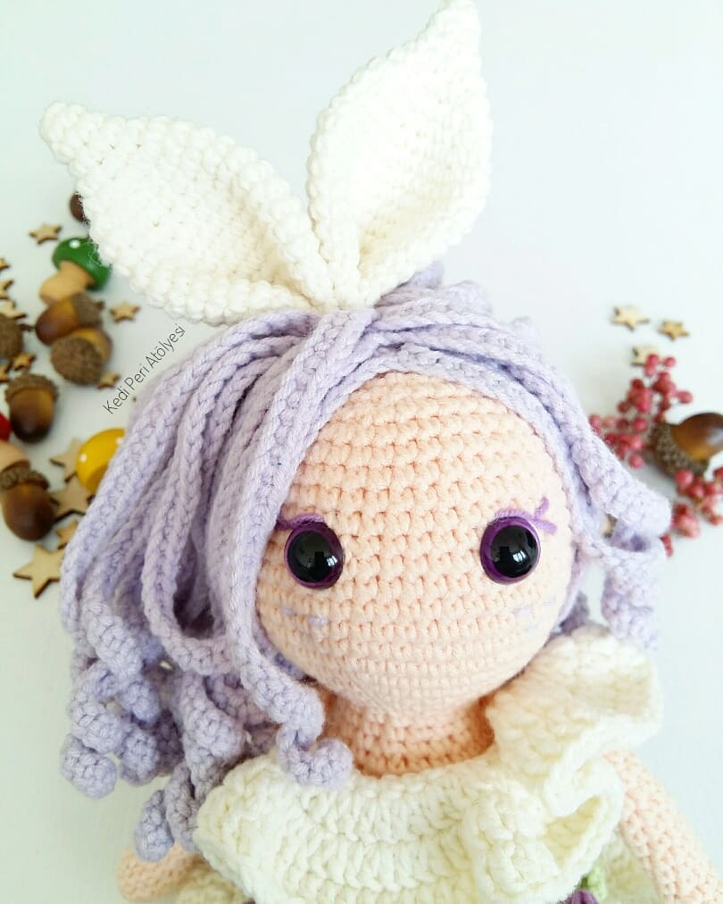 Boneca Rubby Bunny Amigurumi