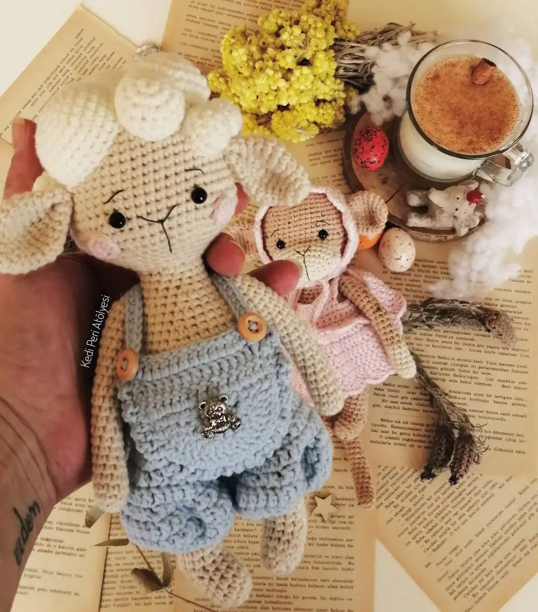 Muffin a Ovelinha Amigurumi