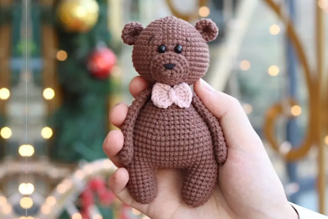 Ursinho de Gravata Amigurumi