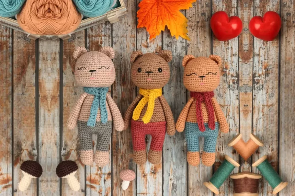 Ursino de Cachecol Amigurumi