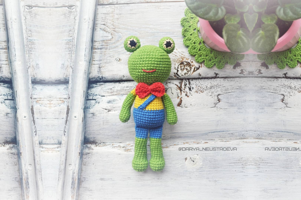 Sapo Fofo Amigurumi