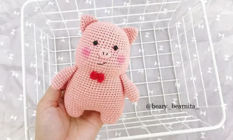 Porquinho Rosa Amigurumi