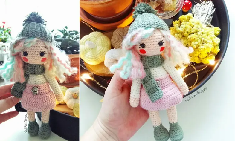 Boneca Lily Amigurumi