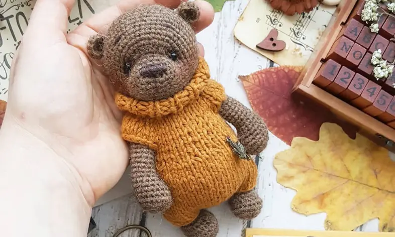 Ursinho de Pelucia Amigurumi