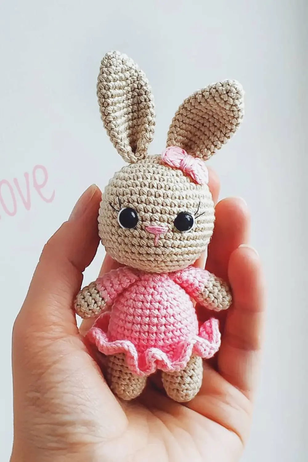 Receita Passo a Passo Mini Coelinha Amigurumi