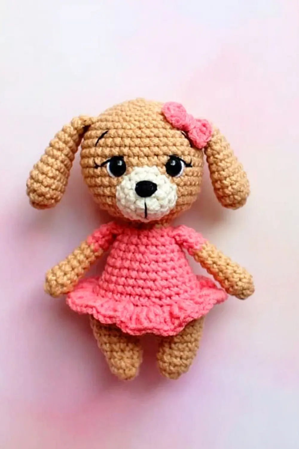 Receita Passo a Passo Cachorro Fofo Amigurumi