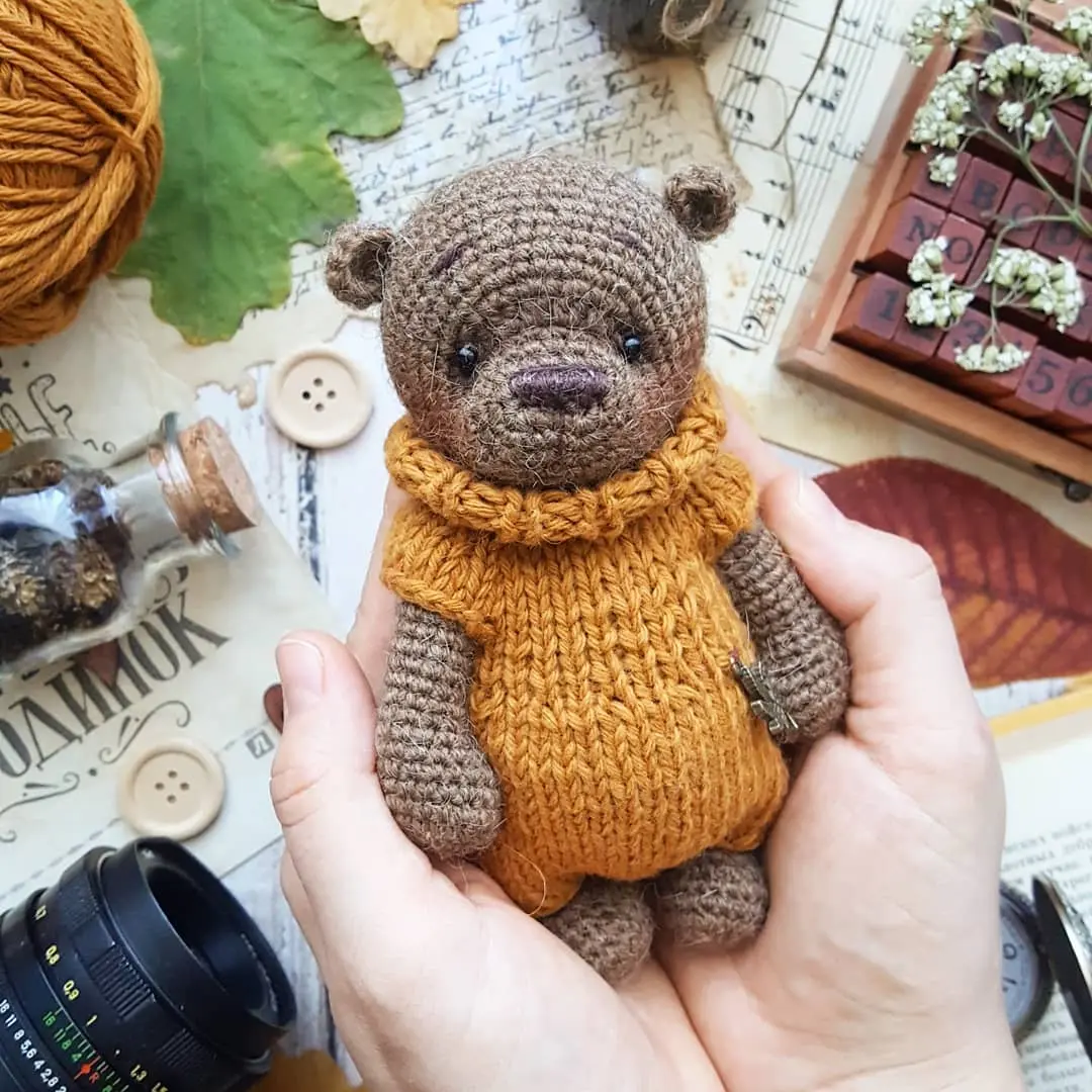 Ursinho de Pelucia Amigurumi