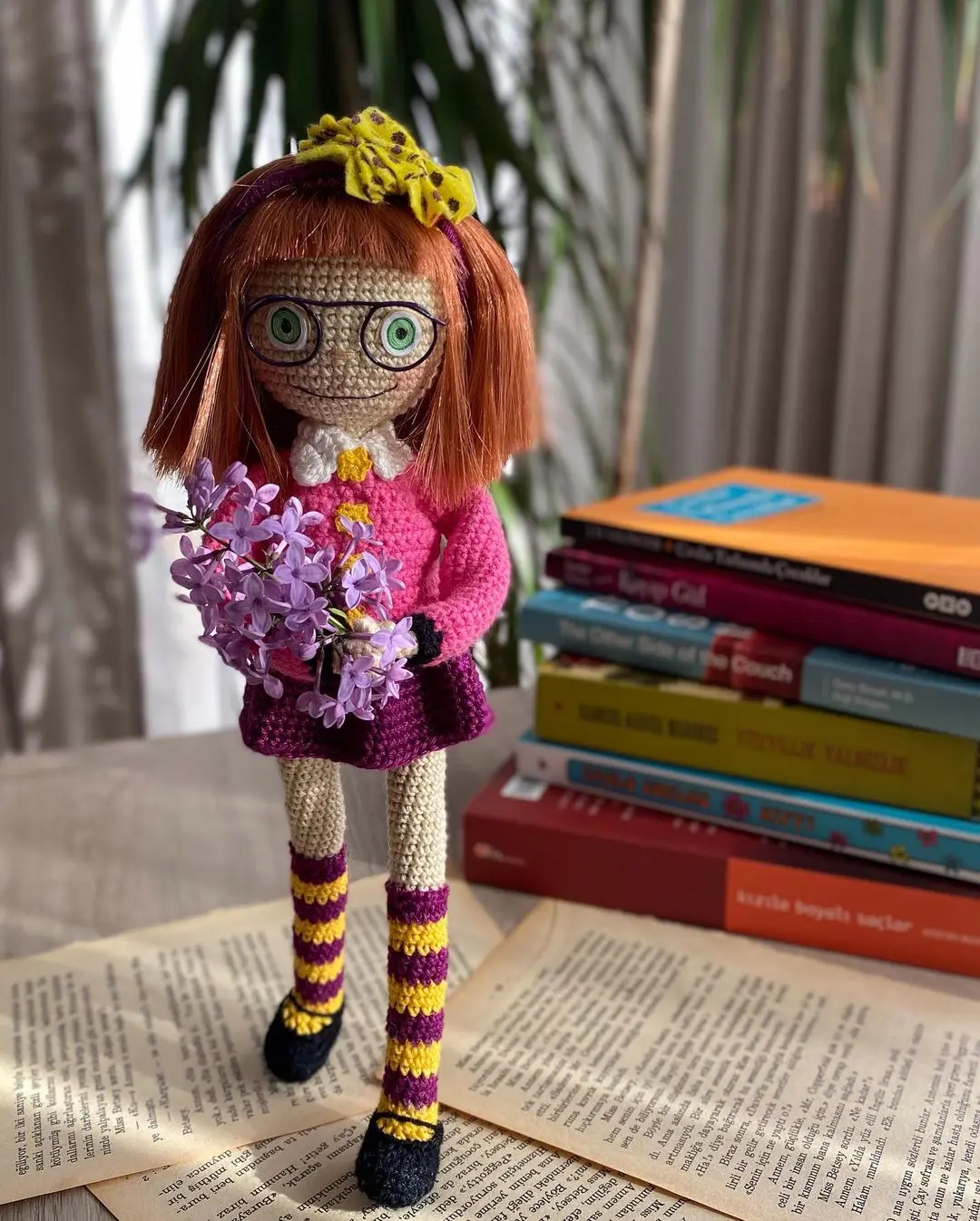 Receita Passo a Passo Boneca Junie Jones Amigurumi