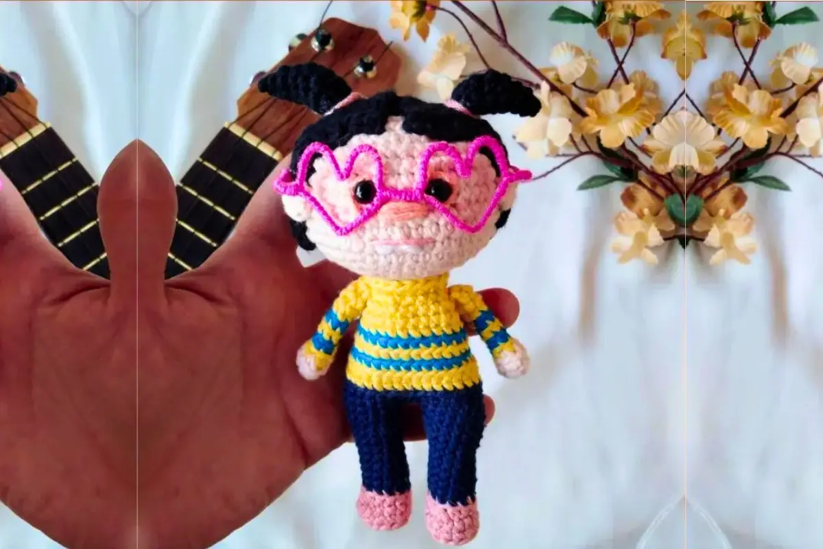 Boneca Chiquinha Amigurumi