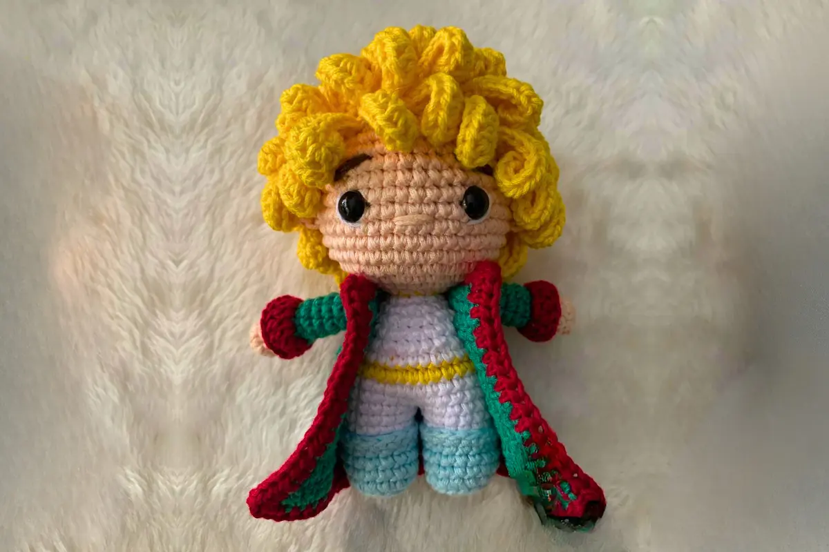 Boneco Pequeno Principe Amigurumi