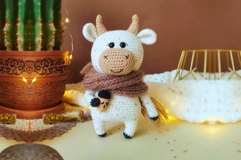 Receita Passo a Passo da Vaca Willy Amigurumi
