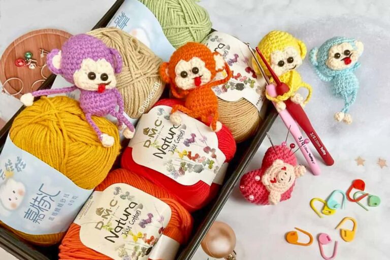 Pequenos Macaquinhos Amigurumi