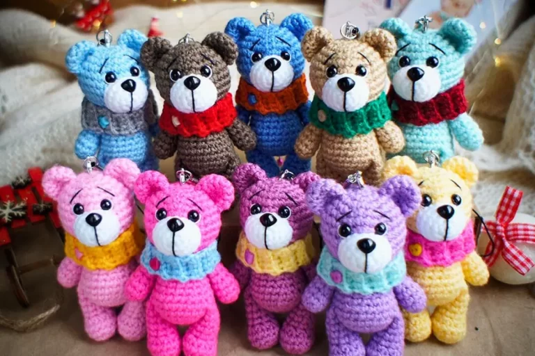 Chaveiros Ursinhos Amigurumi