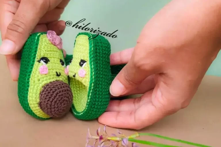 Frutinha Abacate Amigurumi Receita Passo a Passo Gratis