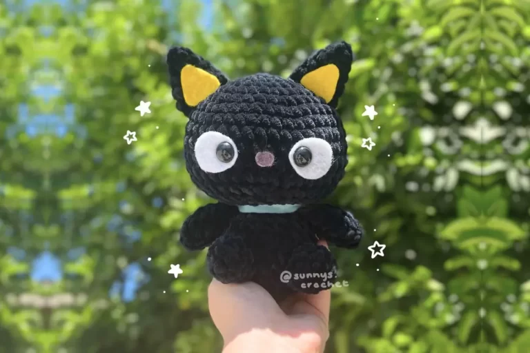 Gato Preto Amigurumi