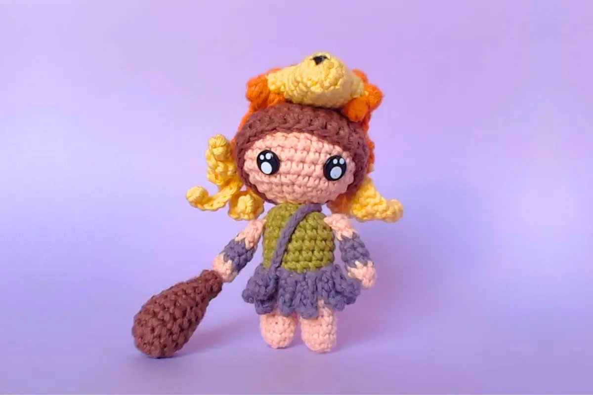 Guerreiro Hércules Boneca Amigurumi