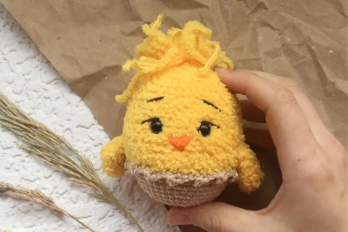 Pintinho no Ovo Amigurumi