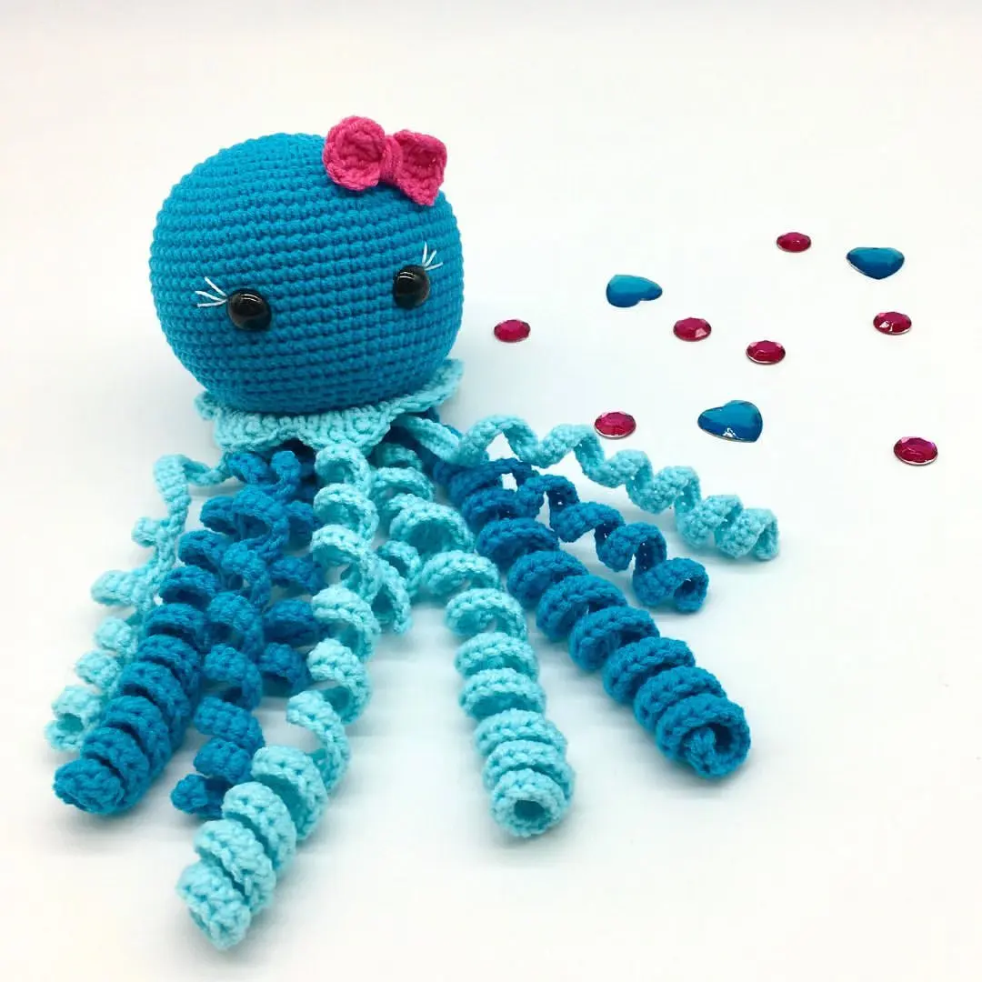 Receita Passo a Passo Gratis Agua Viva Amigurumi