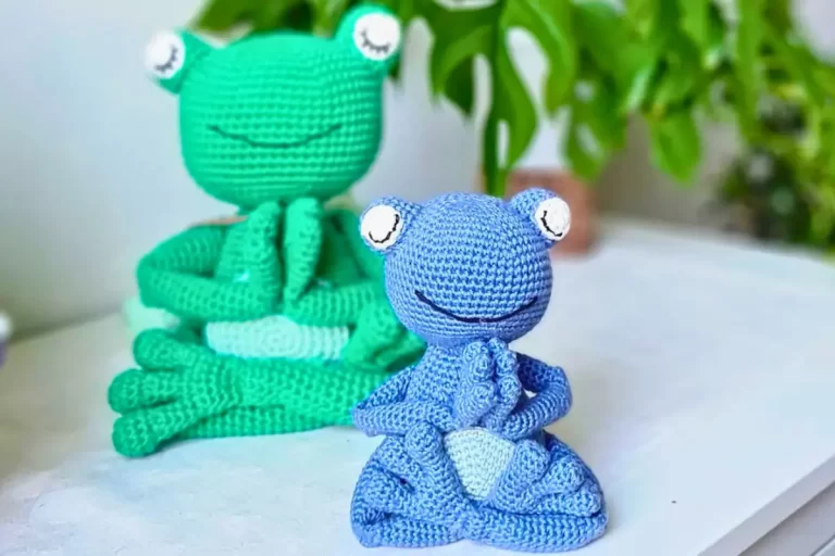 Sapo Meditando Amigurumi Receita Gratis