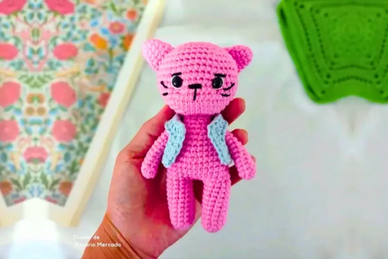 Tom o Gatinho Descolado Amigurumi