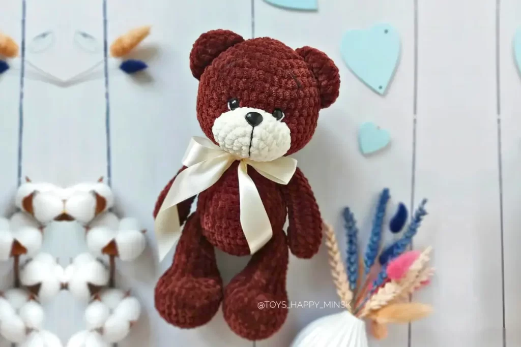 Ursinho de Lacinho Amigurumi