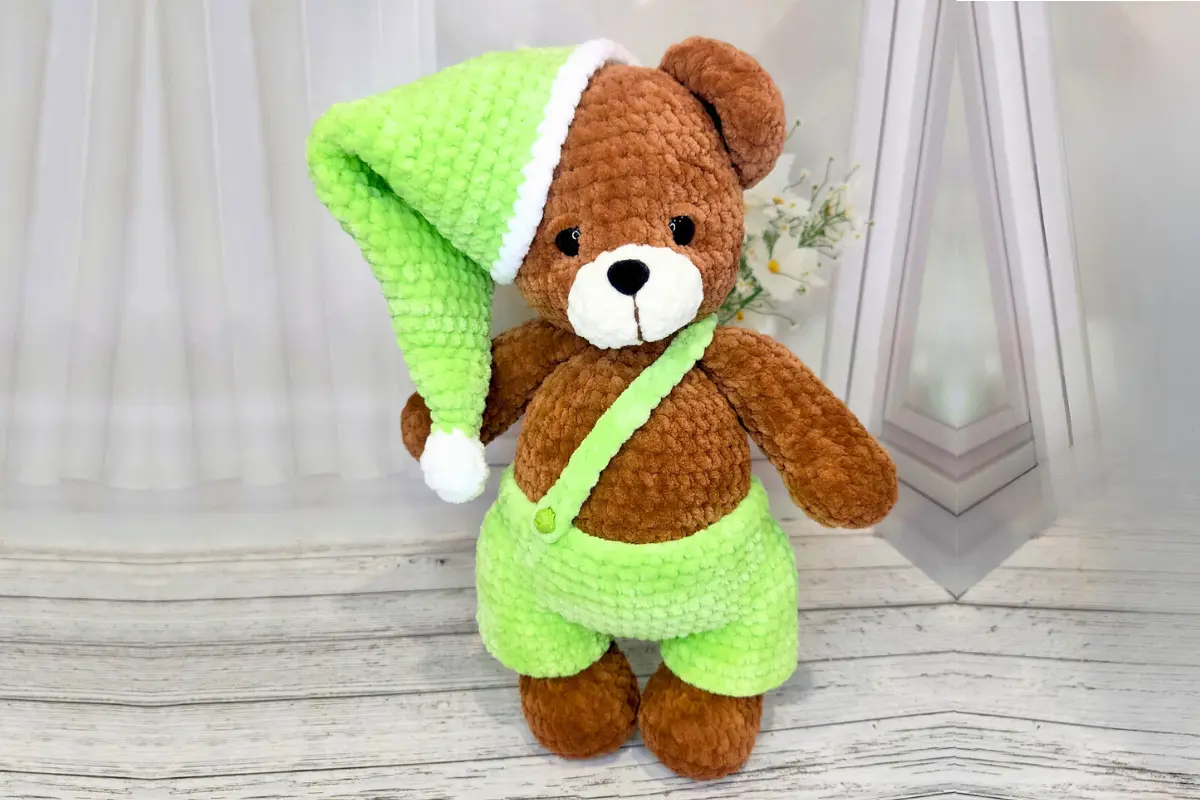 Urso Soneca Amigurumi