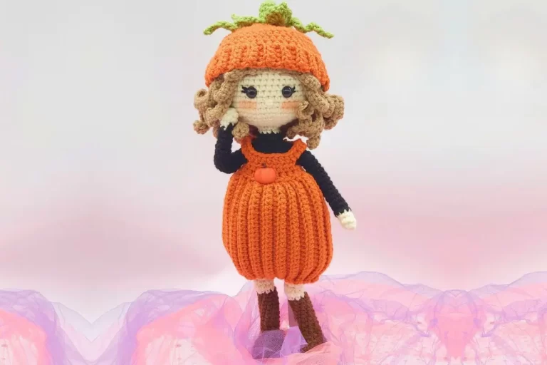 Boneca Abobora Amigurumi