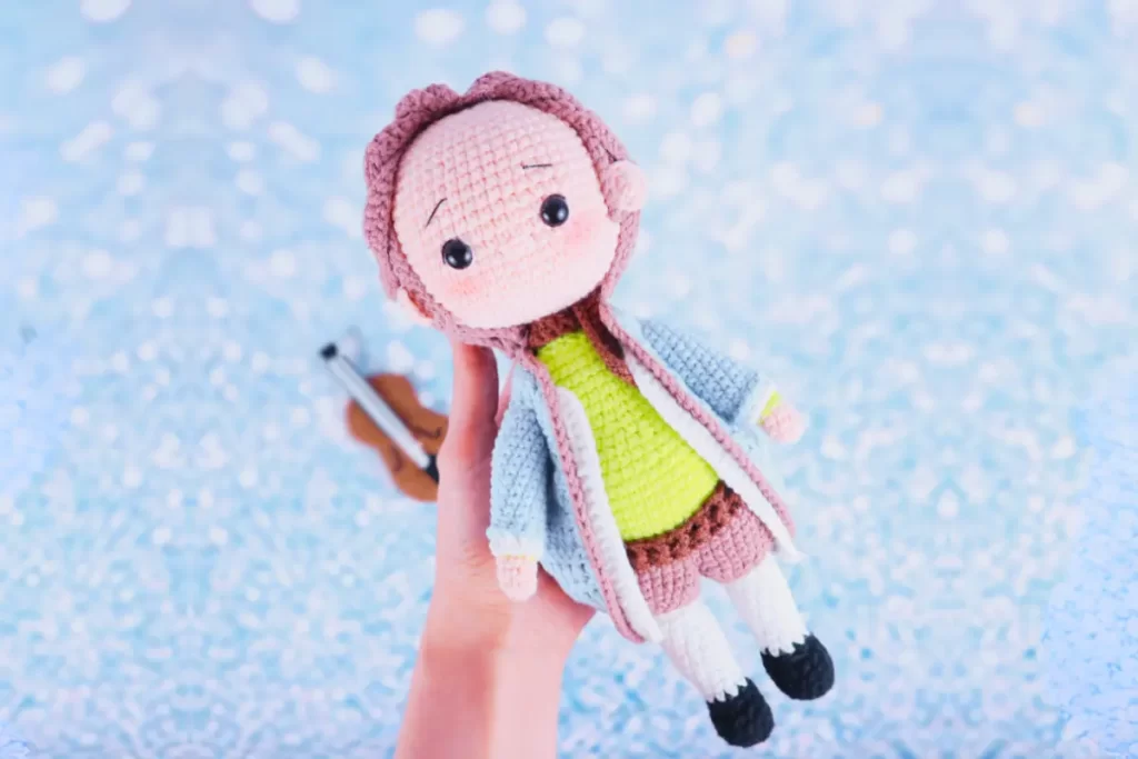 Boneco Compositor Musical Amigurumi