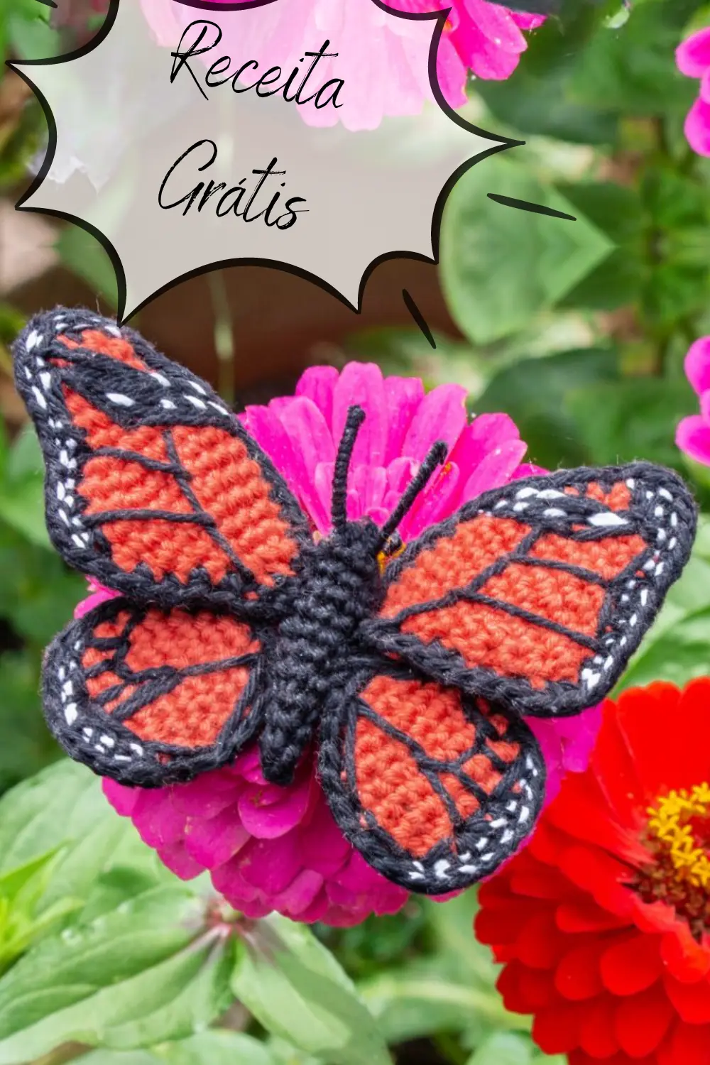 Borboleta Realista Amigurumi Pinterest