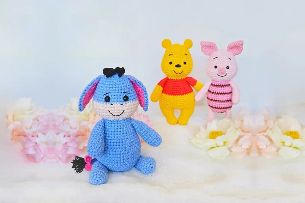 Burro do Ursinho Pooh Amigurumi