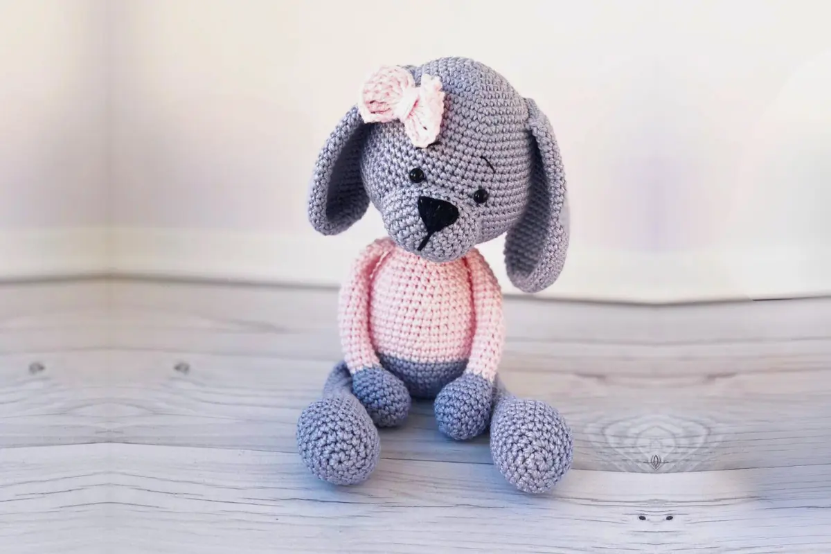 Doce Cachorrinha Amigurumi