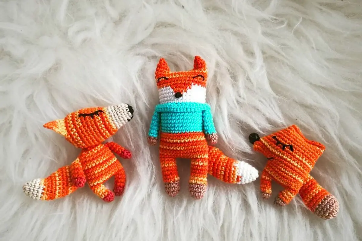 Conjunto Raposa Amigurumi