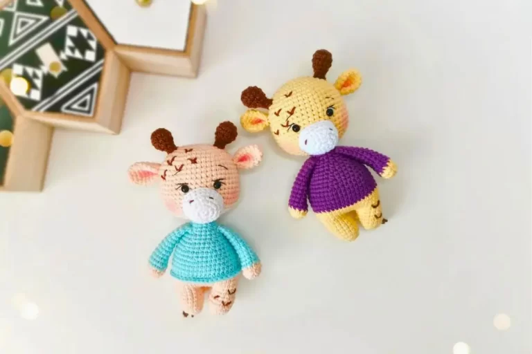 Girafa Fofa Amigurumi