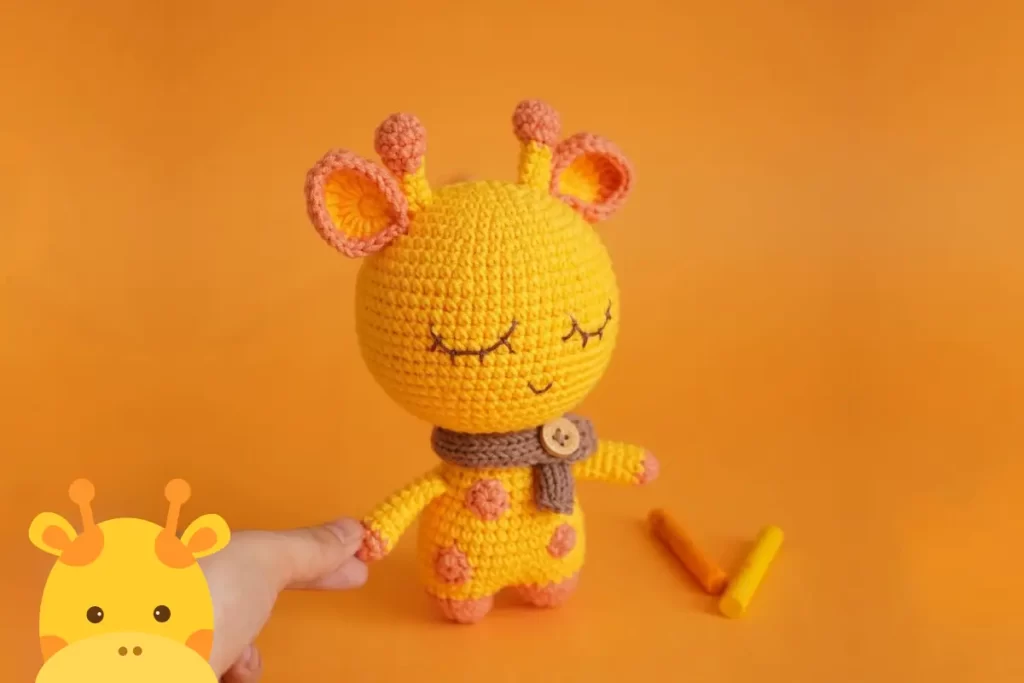 Girafa Soneca Amigurumi
