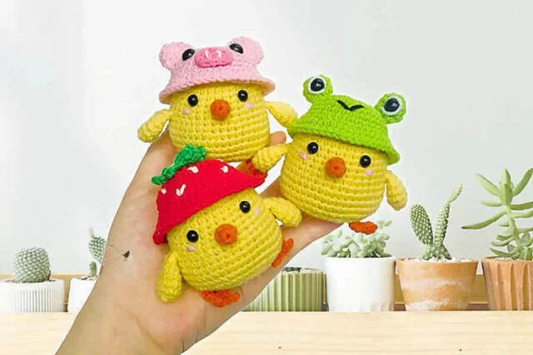 Irmãos Franguinhos Amigurumi