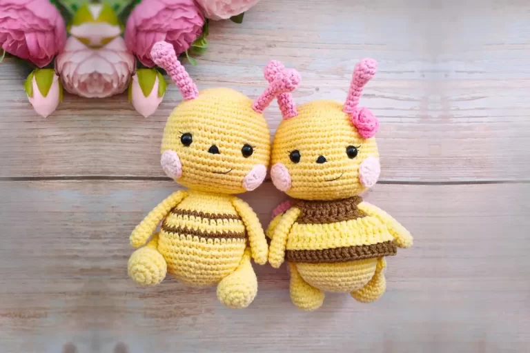 Lindas Abelhinhas Amigurumi